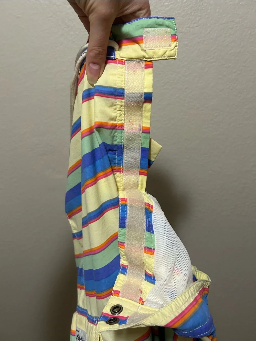 Vintage Polo Ralph Lauren Striped Multi-Color Swim Shorts Size Small